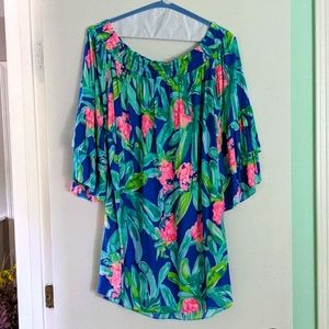 Lilly Pulitzer off the shoulder dress